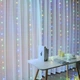 Светодиодная Smart гирлянда Штора Водопад Роса RGB 300 LED с Bluetooth, настройка каждого диода, от USB, 3х3 м - изображение 6