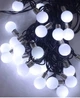 Гирлянда светодиодная Лампочки 18мм на елку 40 LED 7м переходник Белый - изображение 1