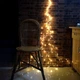 Светодиодная гирлянда Конский хвост Роса на елку 200 LED от USB 10 нитей 2м теплый белый - изображение 2