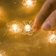 Світлодіодна гірлянда Фігурки 20 LED на батарейках на ялинку 2м теплий білий Сніжинка - зображення 5