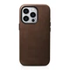 Чохол iCarer Oil Wax Premium Leather Case для iPhone 15 Pro Max Brown with MagSafe (6975092680796) - зображення 1