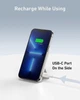 Магнитный павербанк Anker MagGo 622 5000 mAh с беспроводной зарядкой и подставкой Беспроводной павербанк Magsafe для iPhone Белый (A1614) - изображение 6