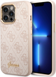 Панель Guess 4G Vintage Gold Logo для Apple iPhone 14 Pro Max Рожевий (3666339065355) - зображення 1