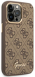 Etui plecki Guess 4G Vintage Gold Logo do Apple iPhone 14 Pro Max Brown (3666339065270) - obraz 3