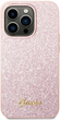 Панель Guess Glitter Script для Apple iPhone 14 Pro Max Рожевий (3666339065072) - зображення 2