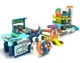 Большой детский автотрек парковка игровой развивающий 2в1 TUOSIQI TOYS для мальчиков с автоматическим лифтом машинками звуковыми эффектами и подсветкой - изображение 1