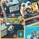 Большой детский автотрек парковка игровой развивающий 2в1 TUOSIQI TOYS для мальчиков с автоматическим лифтом машинками звуковыми эффектами и подсветкой - изображение 11