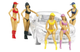 Zestaw figurek dla toru samochodowego Carrera Pit Babes 5 szt (4007486211148) - obraz 1