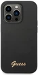 Панель Guess Silicone Vintage Gold Logo для Apple iPhone 14 Pro Max Чорний (3666339064914) - зображення 2