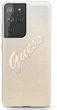 Панель Guess Glitter Gradient Script для Samsung Galaxy S21 Ultra Золотий (3700740495964) - зображення 1