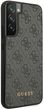 Etui plecki Guess 4G Metal Gold Logo do Samsung Galaxy S22 Grey (3666339042653) - obraz 3