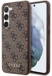 Etui plecki Guess 4G Big Metal Logo do Samsung Galaxy S23 Plus Brown (3666339116996) - obraz 1