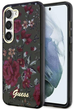 Etui plecki Guess Flower Collection do Samsung Galaxy S23 Plus Khaki (3666339117269) - obraz 1