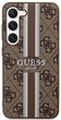 Etui plecki Guess 4G Printed Stripe do Samsung Galaxy S23 Plus Brown (3666339117474) - obraz 2