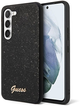 Etui plecki Guess Glitter Script do Samsung Galaxy S23 Black (3666339114756) - obraz 1