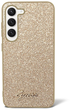 Etui plecki Guess Glitter Script do Samsung Galaxy S23 Gold (3666339114787) - obraz 2