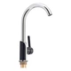 Смеситель для кухни Qtap Grand QTGRABCR007F Chrome/Black - изображение 1