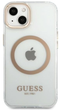 Панель Guess Metal Outline Magsafe для Apple iPhone 13 Золотий (3666339057145) - зображення 2