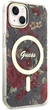 Etui plecki Guess Flower MagSafe do Apple iPhone 14 Plus Khaki (3666339115609) - obraz 3