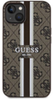 Панель Guess 4G Printed Stripes MagSafe для Apple iPhone 14 Plus Коричневий (3666339119782) - зображення 2