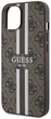 Etui plecki Guess 4G Printed Stripes MagSafe do Apple iPhone 14 Brown (3666339119775) - obraz 3