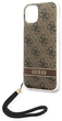 Панель Guess 4G Print Strap для Apple iPhone 14 Plus Коричневий (3666339093846) - зображення 3