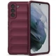 Силиконовый (TPU) чехол Deexe Terra Case для Samsung Galaxy S21 (G991) - Wine Red - изображение 1