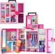 Игровой набор Barbie Двухэтажный шкаф Мечты для куклы (HBV28) - изображение 1