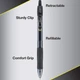 Набор цветных гелевых ручек PILOT G2 Premium Gel Pens 0.7 мм 10 шт (‎31236) - изображение 3