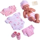 Вінілова лялька JC Toys La Newborn Boutique 14 Inch Doll Новонароджена дівчинка Berenguer (18543) - зображення 4