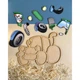 Деревянный пазл-вкладыш "Трактор" Ubumblebees (ПСД119) PSD119 пазл-контур - изображение 3