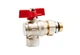 Кран шаровый FADO New с американкой угловой 3/4" PN 40 - изображение 3