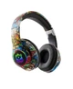 Безпроводные наушники с подсветкой ATD LX-8686 Black (графити) - изображение 5