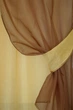 Кухонний комплект VR-Textil № 058к шторки і тюль з ламбрекеном коричневий з золотистим 280х170 см (52-0322) - зображення 3