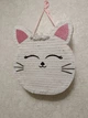 Піньята "Котик" біло-рожева - 38*40*10 + палиця - изображение 4