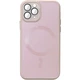 Чохол TPU+Glass Sapphire Midnight with MagSafe Apple iPhone 13 Pro (6.1") Рожевий / Pink Sand Без бренду - зображення 1