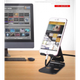 Настольная подставка для смартфона 301PRO Универсальная складная с наклоном Чёрный - изображение 6