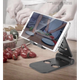 Настольная подставка для смартфона 301PRO Универсальная складная с наклоном Чёрный - изображение 7