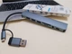 USB хаб Deepfox 2218TU Type C/Type A 8 в 1 алюмінієвий hub картрідер аудіо - зображення 9