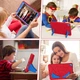 Чехол STR Spider Apple iPad 6 (2018) 9.7" экран детский с подставками Spiderman Red/Blue - изображение 5
