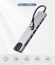 Док-станція Deepfox-2017L 8 в 1 USB Type-C концентратор для ноутбука 8 портів HDMI RJ45 - зображення 6