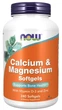 Кальцій, магній з Д3 та цинком Now Foods, Calcium & Magnesium with Vitamin D-3 and Zinc, 240 капсул - зображення 1