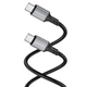 Дата кабель Borofone BX83 Famous PD60W Type-C to Type-C (1m) Black - изображение 2