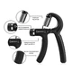 Эспандер кистевой пружинный с регулируемой нагрузкой Newt Power Grip Pro CM 5-60 кг черный NE-W-87-B - изображение 2