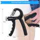 Эспандер кистевой пружинный с регулируемой нагрузкой Newt Power Grip Pro CM 5-60 кг черный NE-W-87-B - изображение 3