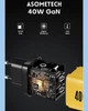 Сетевое зарядное устройство Asometech GAN 40W 2 type-c Yellow - изображение 5