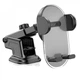 Автодержатель Hoco H3 Shiny press type (center console) Серый - изображение 1
