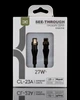 Кабель Type-C to Lightning DC (CL-23A) 27W чорний - зображення 2