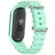 Ремінець Ocean Band для Xiaomi Mi Band 7/6/5/4/3 Бірюзовий / Blue Sea - изображение 3