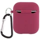 Чехол для AirPods 1/2 Epik Microfiber Series Бордовый/Plum - изображение 2